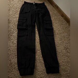 Windsor black cargo pants